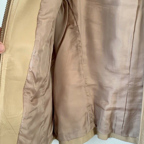 Luisa Spagnoli size 46 fine leather jacket - Picture 13 of 15